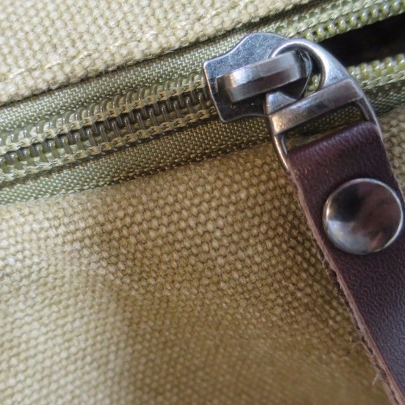 Canvas Messenger Bag Approx 12" x 10" ZEBELLA - Picture 4 of 8